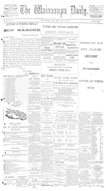 Issue page