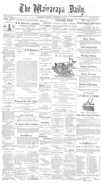 Issue page
