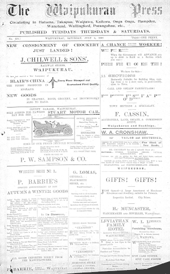 Issue page