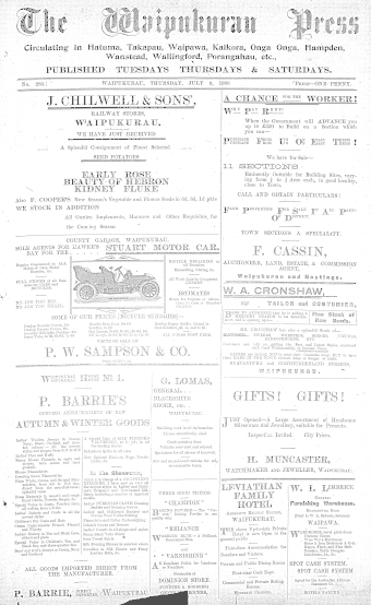 Issue page