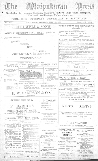 Issue page