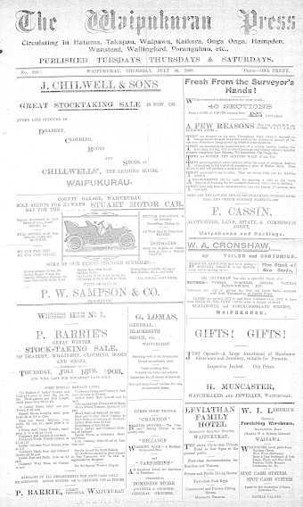 Issue page