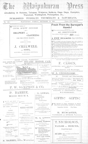 Issue page