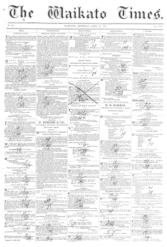 Issue page