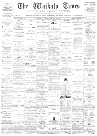 Issue page