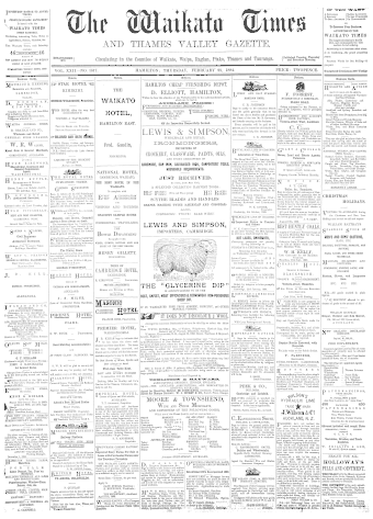 Issue page