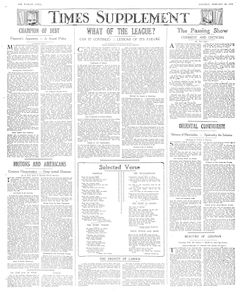 Issue page