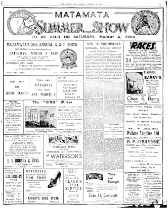 Issue page