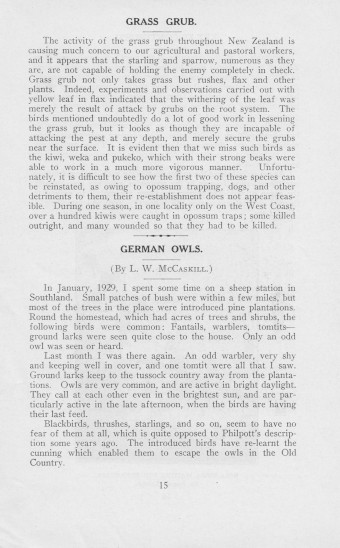 Issue page