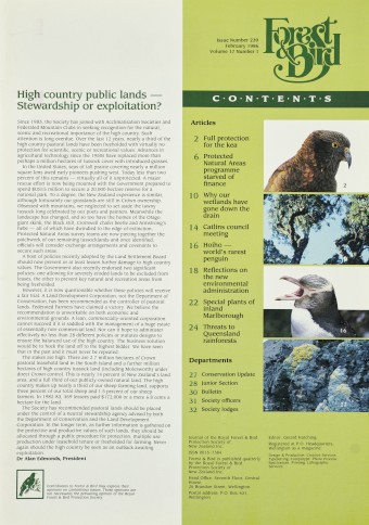 Issue page