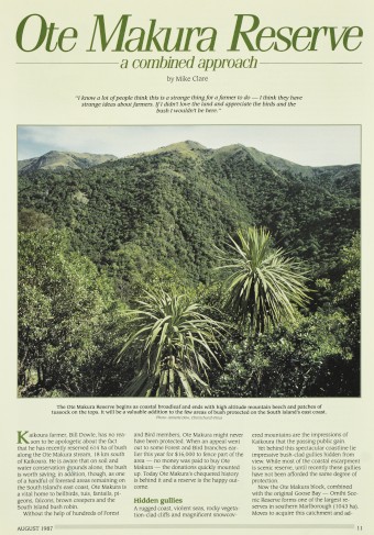 Issue page