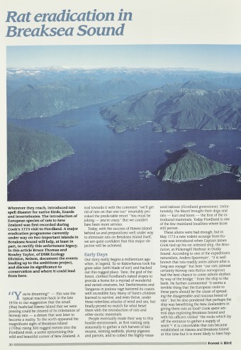 Issue page