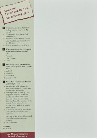 Issue page