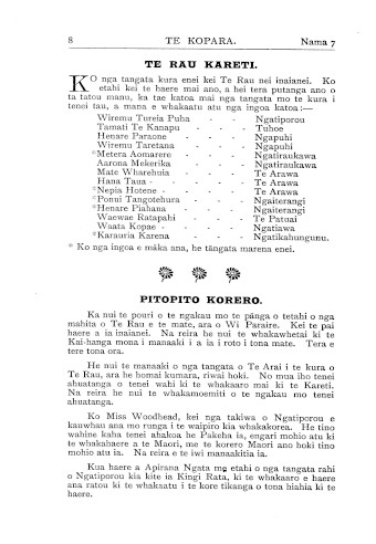 Issue page