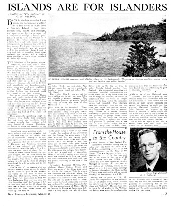 Issue page