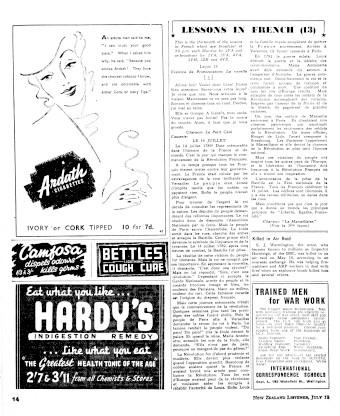 Issue page