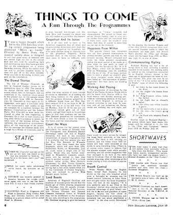 Issue page
