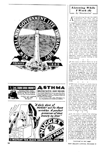 Issue page