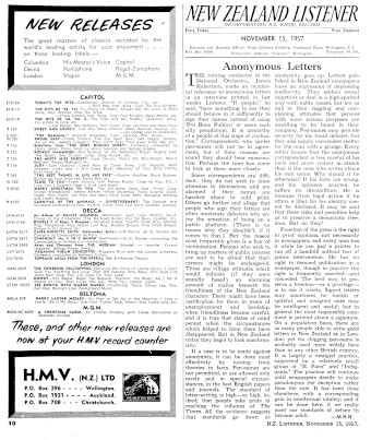 Issue page