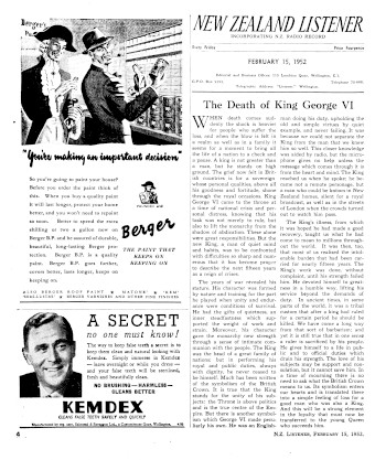 Issue page