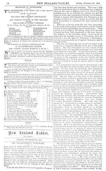 Issue page