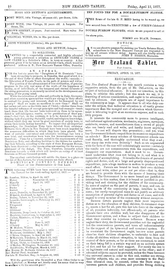 Issue page