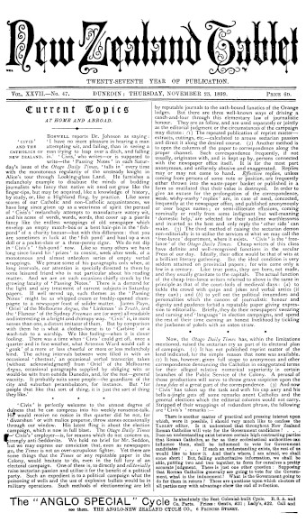 Issue page