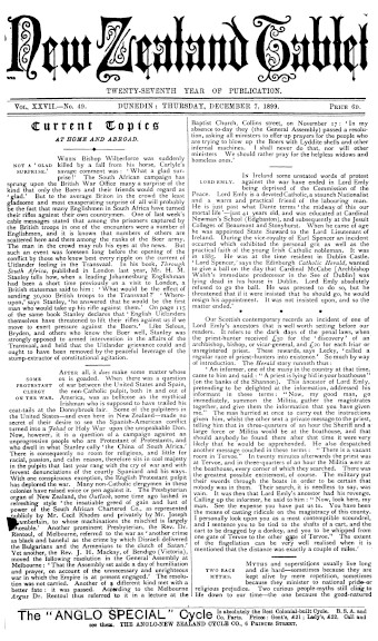 Issue page