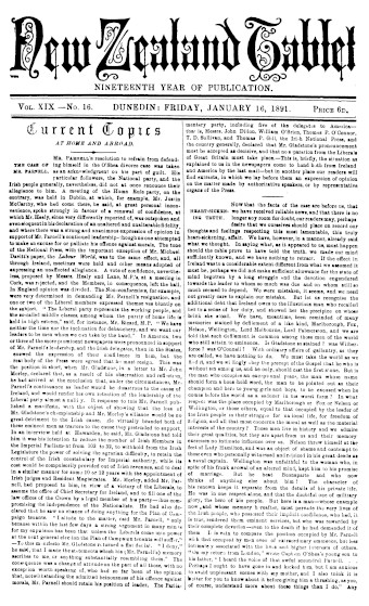 Issue page