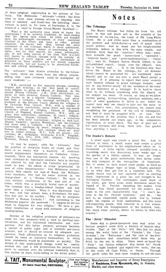 Issue page
