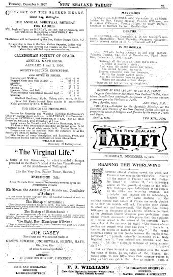 Issue page
