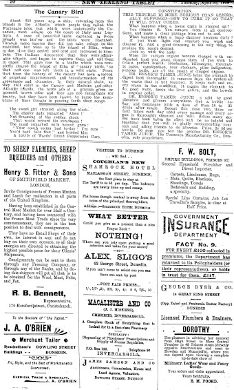 Issue page