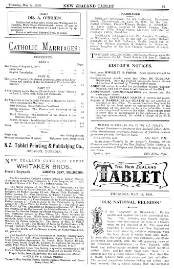 Issue page