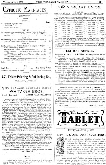 Issue page