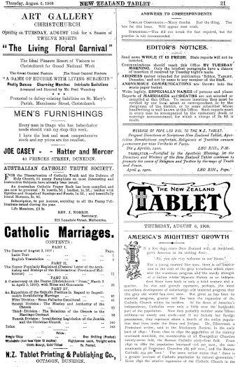 Issue page