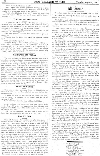 Issue page