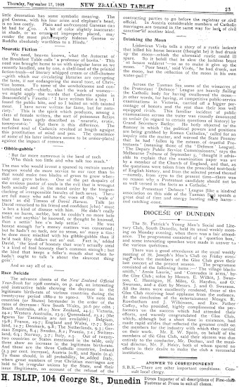 Issue page