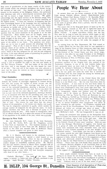 Issue page