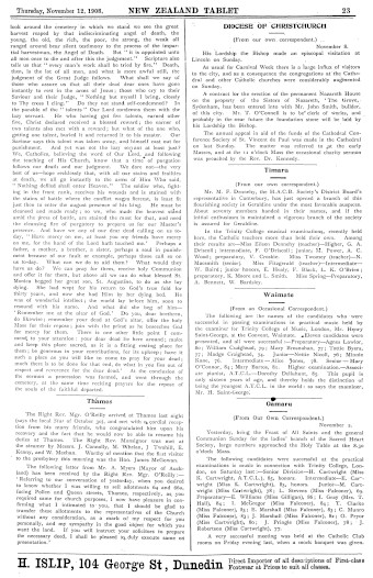 Issue page