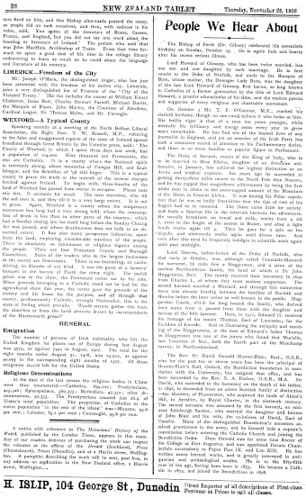 Issue page