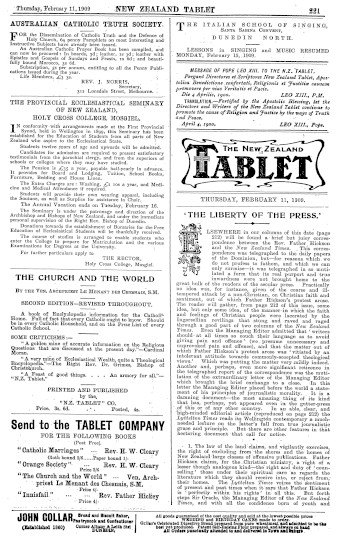 Issue page