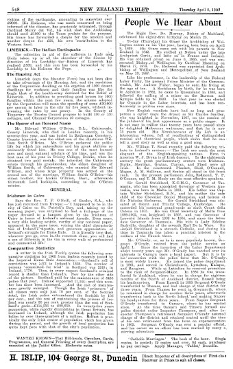 Issue page