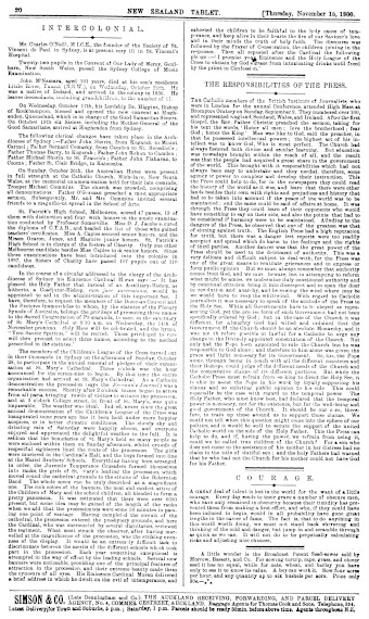 Issue page