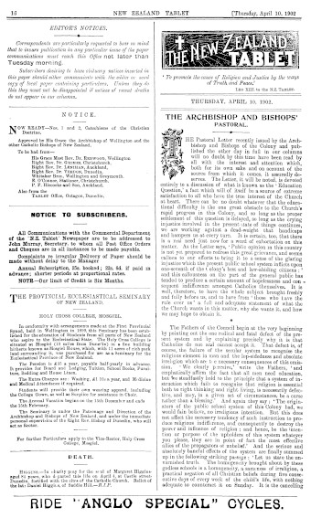 Issue page