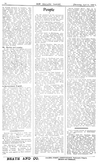Issue page