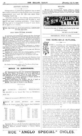 Issue page