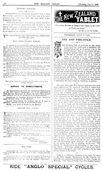 Issue page