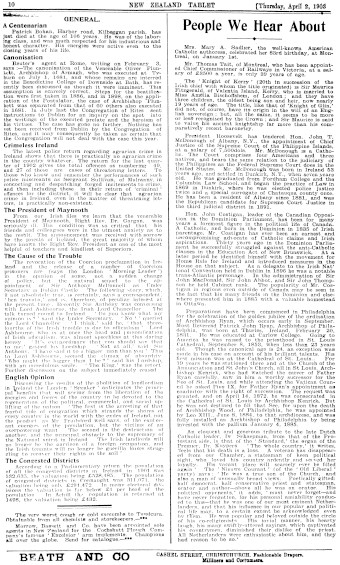 Issue page