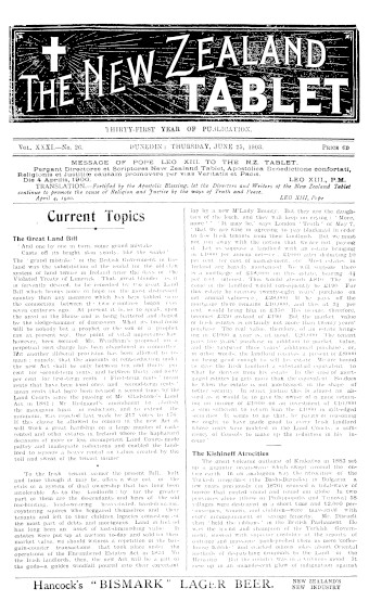 Issue page