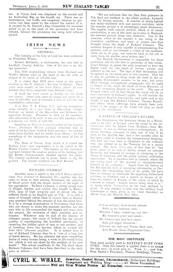 Issue page